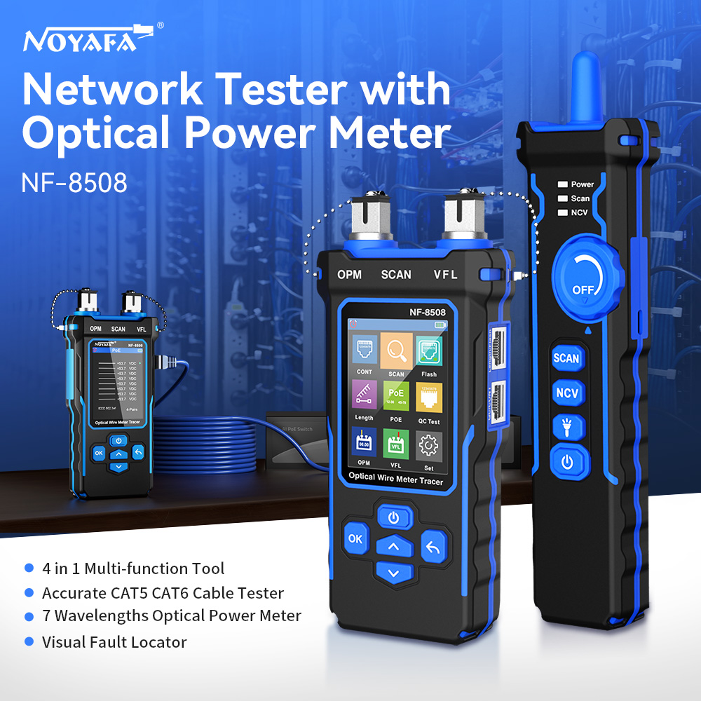 Power Supply Tester - Noyafa NF-8508 rastreador de cabo lan