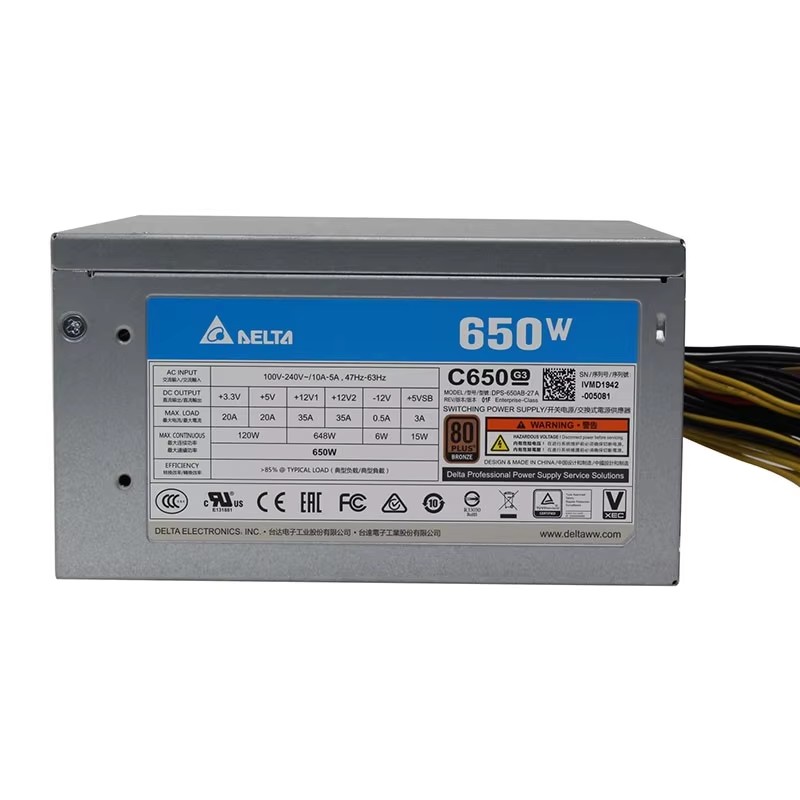 Power Supply 650W - Nova Fonte de Alimentação Original Delta