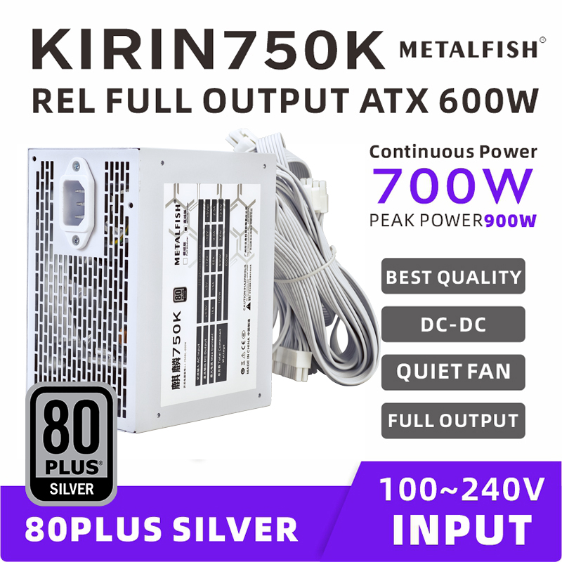 Power Supply 650W - METALFISH KIRIN750K Fonte de alimentação de
