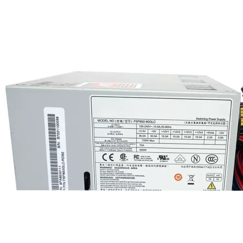 Fonte de Alimentação Industria - Power Supply 650W avaliação e preço