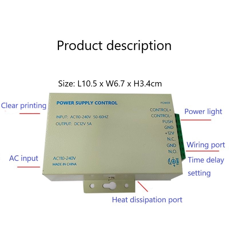 Fonte de alimentação dc12v 5a  - Dc Power Supply 12V avaliação e preço