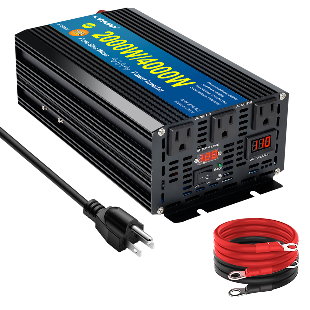 Inversor LVYUAN 1500W com Funç - Power Supply 12V avaliação e preço