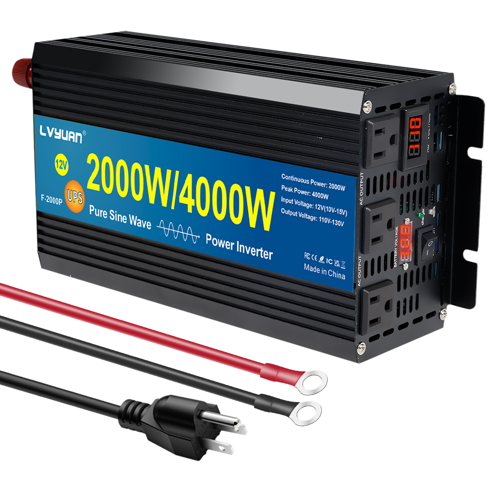 Inversor LVYUAN 1500W com Funç - Power Supply 12V avaliação e preço