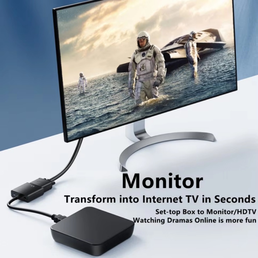 1080p hdmi-compatível com vga  - Pc Power Supply avaliação e preço