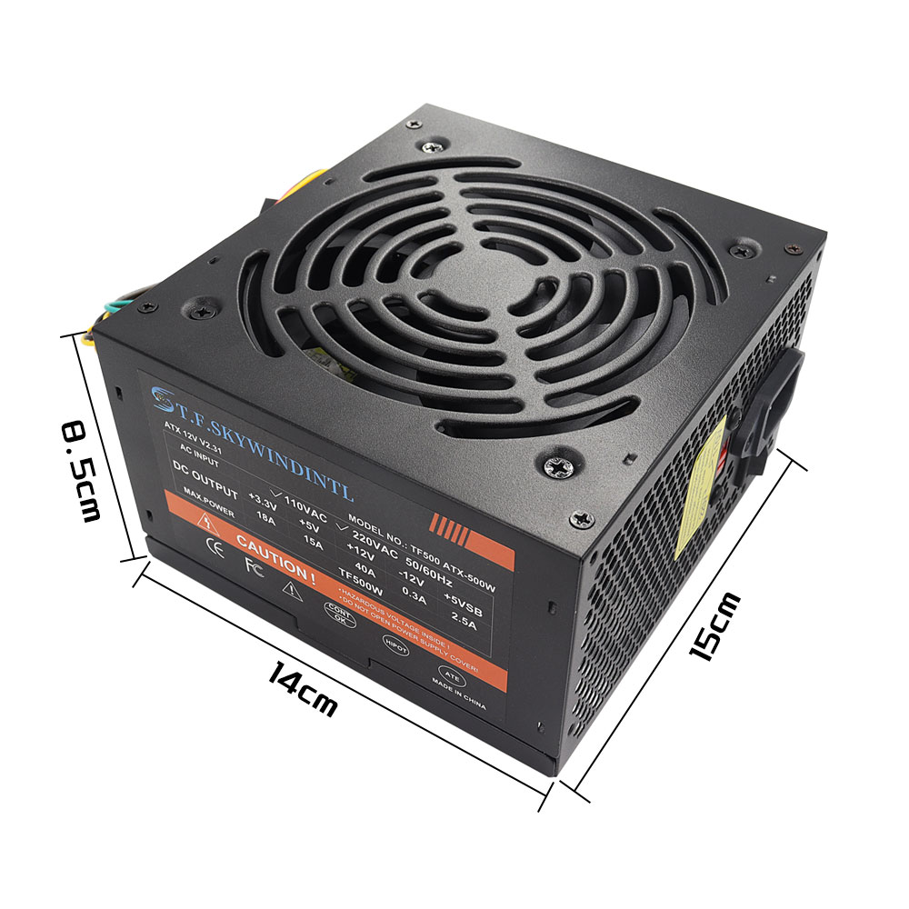 Fonte de Alimentação ATX Preta - Power Supply 750W avaliação e preço