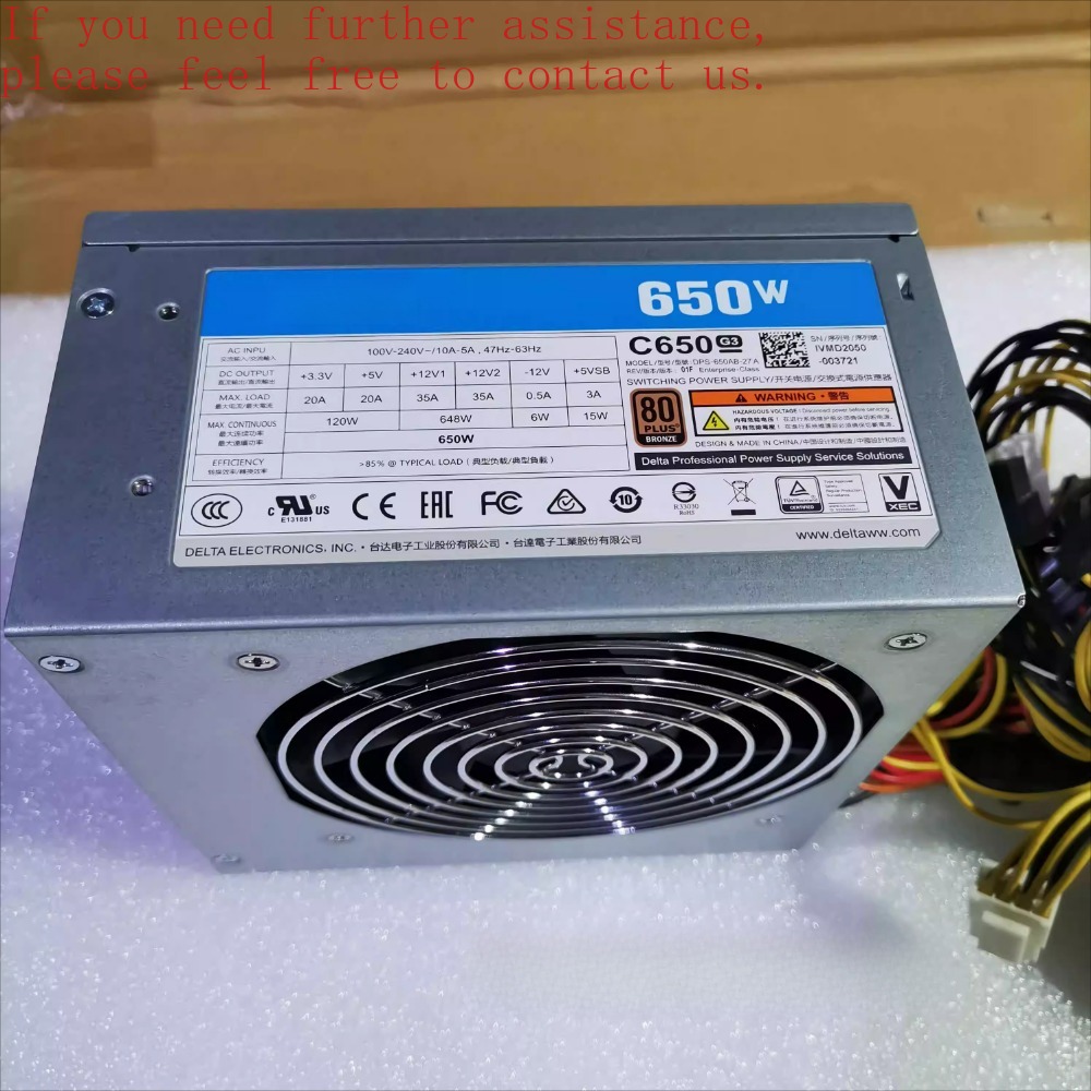 Para antiac 850w módulo comple - Power Supply 650W avaliação e preço