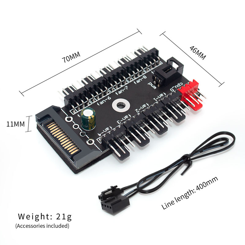 Hub Divisor de Ventiladores PW - Pc Power Supply avaliação e preço