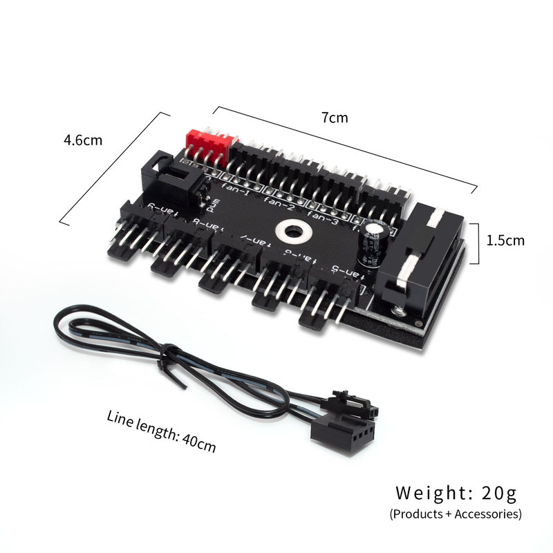 Hub Divisor de Ventiladores PW - Pc Power Supply avaliação e preço