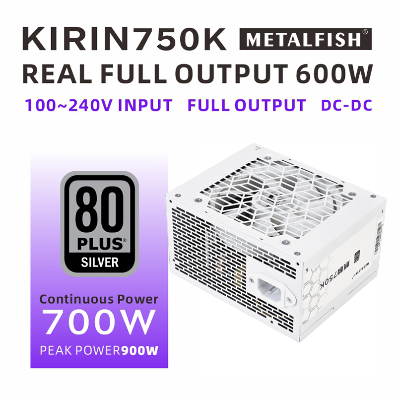 METALFISH KIRIN750K Fonte de a - Power Supply 650W avaliação e preço