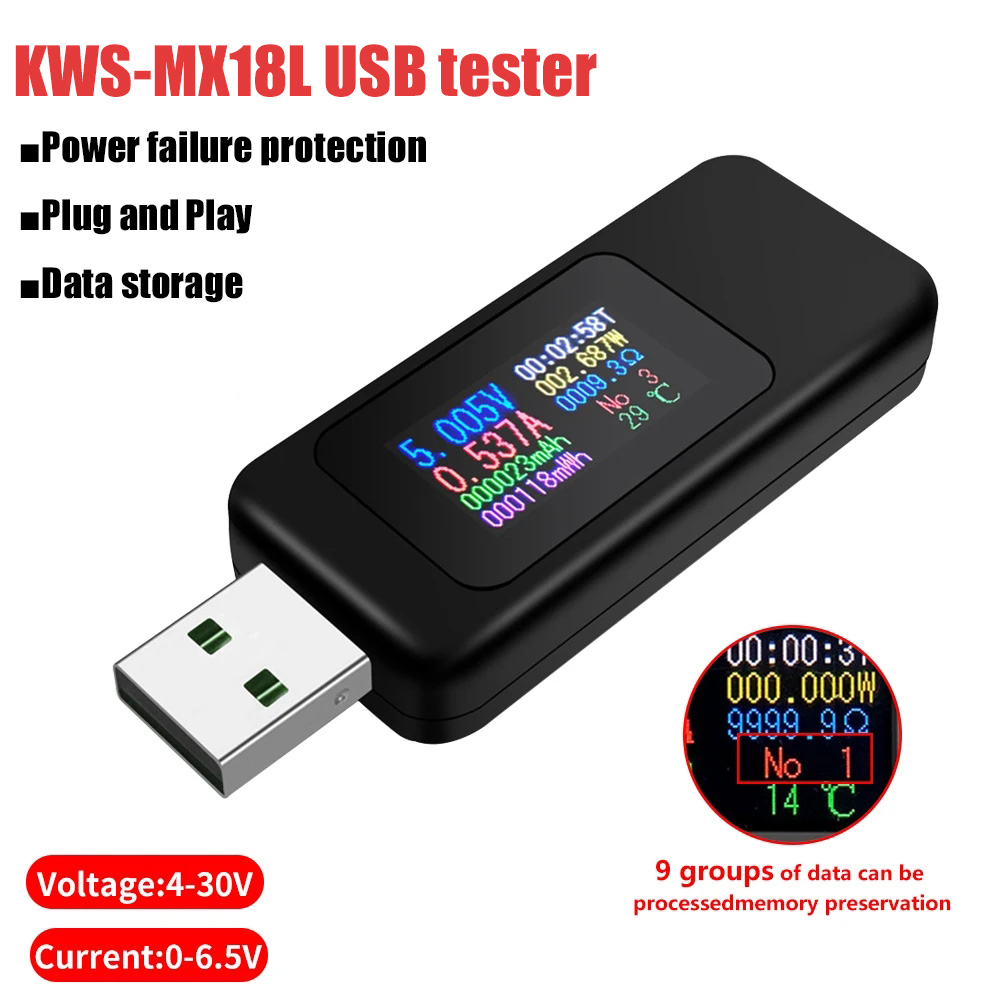 10 em 1 testador usb dc voltím - Power Supply Tester avaliação e preço