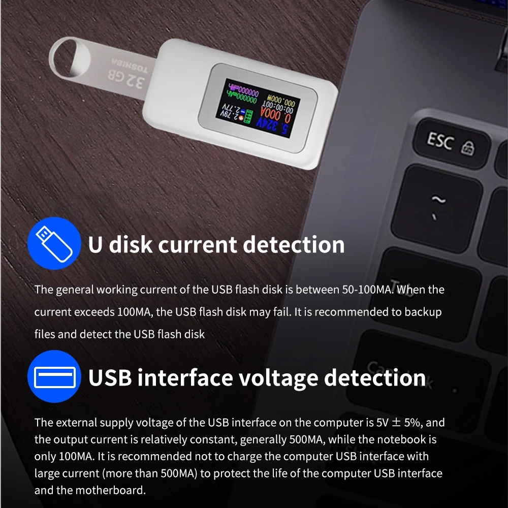 10 em 1 testador usb dc voltím - Power Supply Tester avaliação e preço